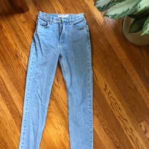 American Apparel High-Waist Jeans